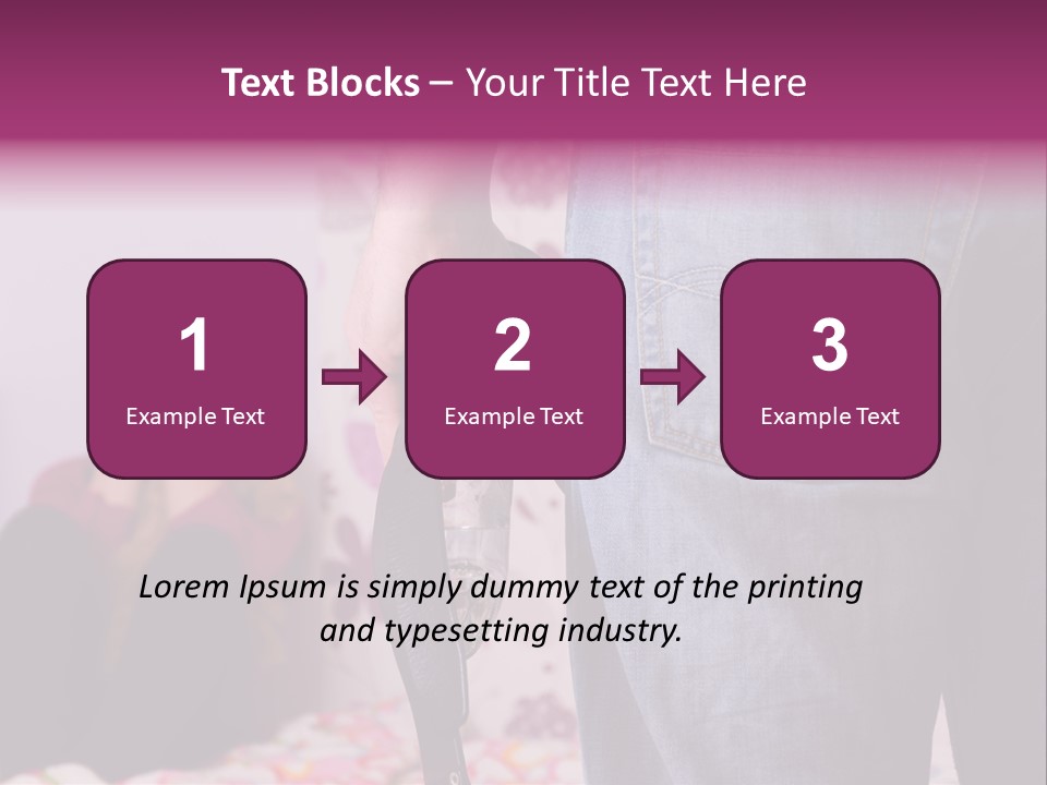 Problem Conflict Childhood PowerPoint Template