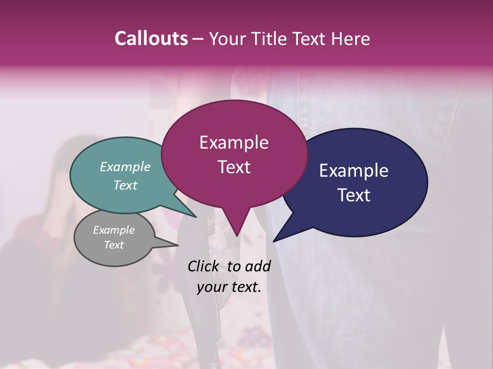 Problem Conflict Childhood PowerPoint Template