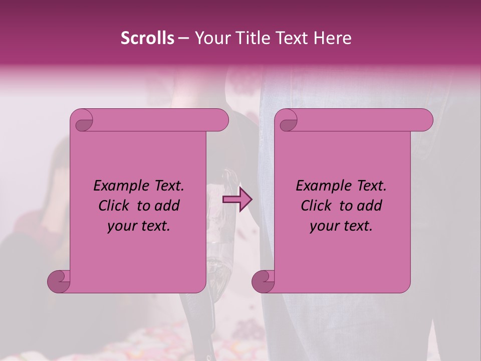 Problem Conflict Childhood PowerPoint Template
