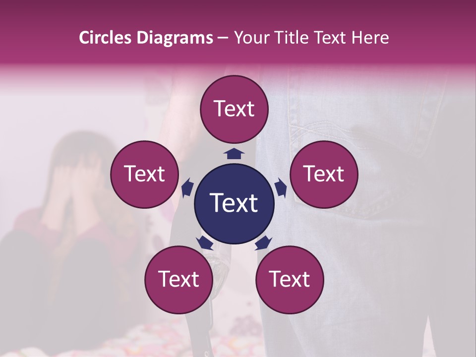 Problem Conflict Childhood PowerPoint Template