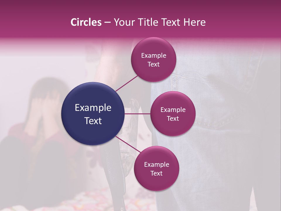 Problem Conflict Childhood PowerPoint Template