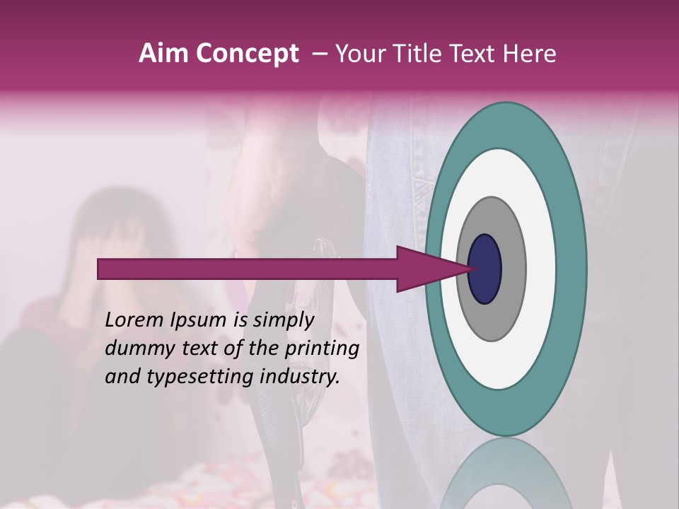 Problem Conflict Childhood PowerPoint Template