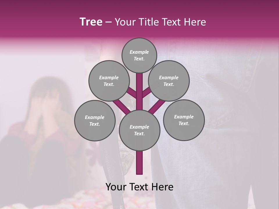 Problem Conflict Childhood PowerPoint Template