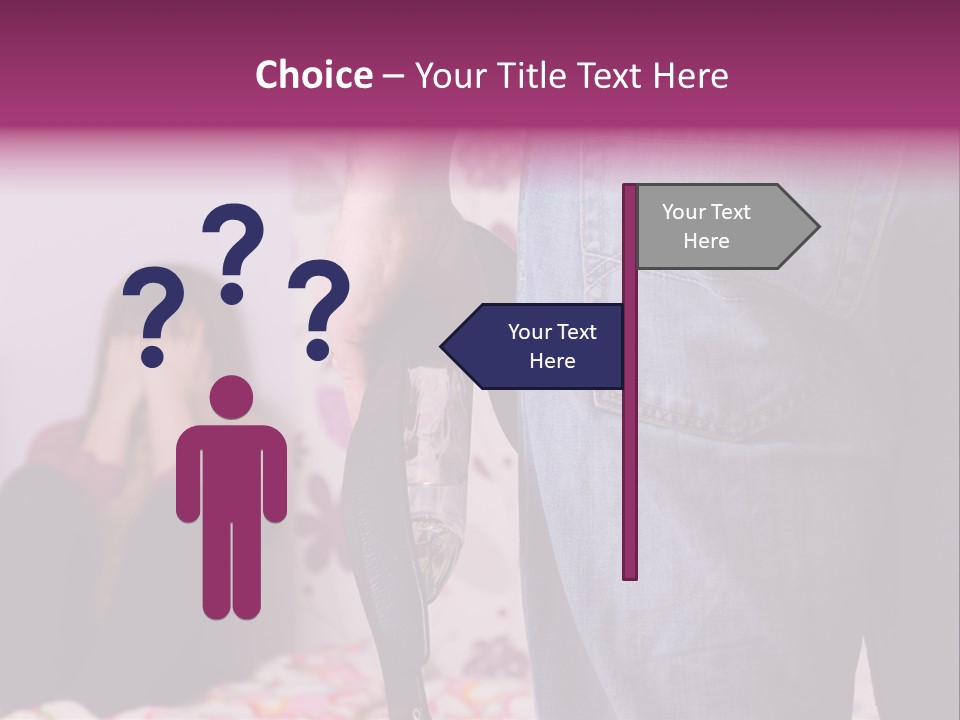 Problem Conflict Childhood PowerPoint Template