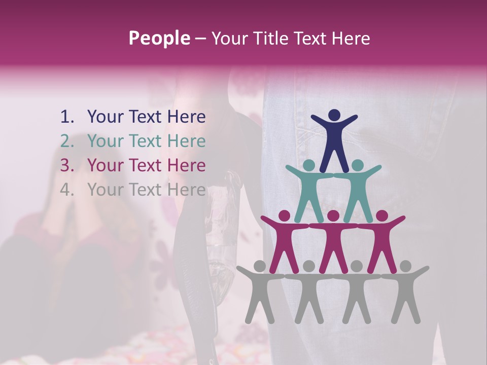 Problem Conflict Childhood PowerPoint Template