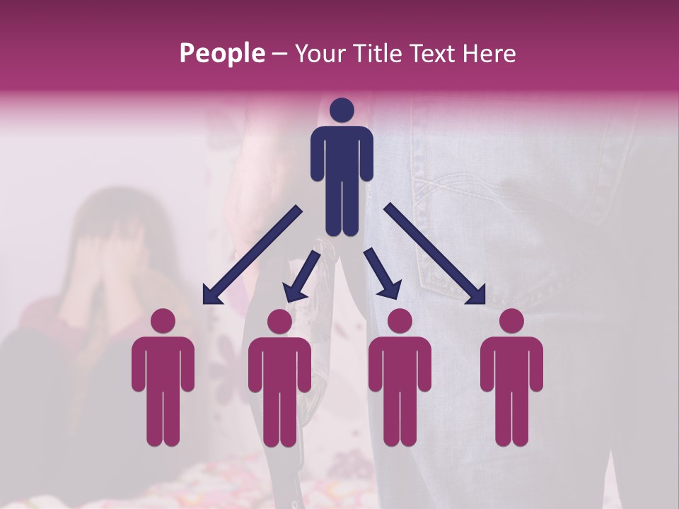 Problem Conflict Childhood PowerPoint Template