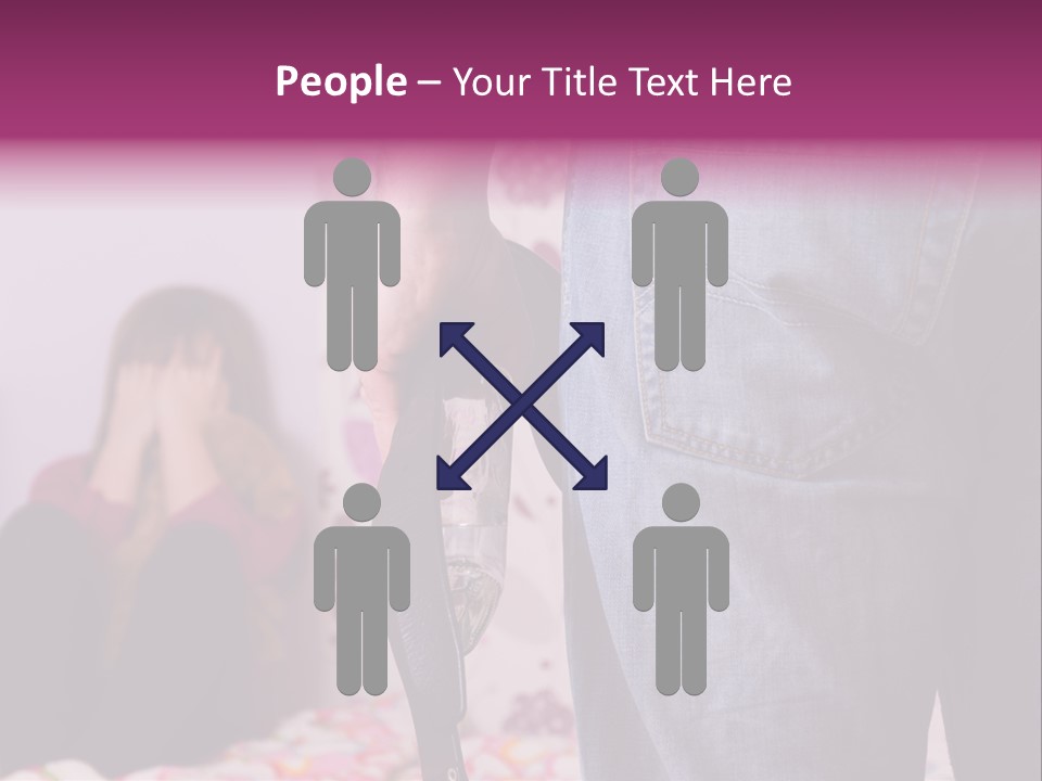 Problem Conflict Childhood PowerPoint Template