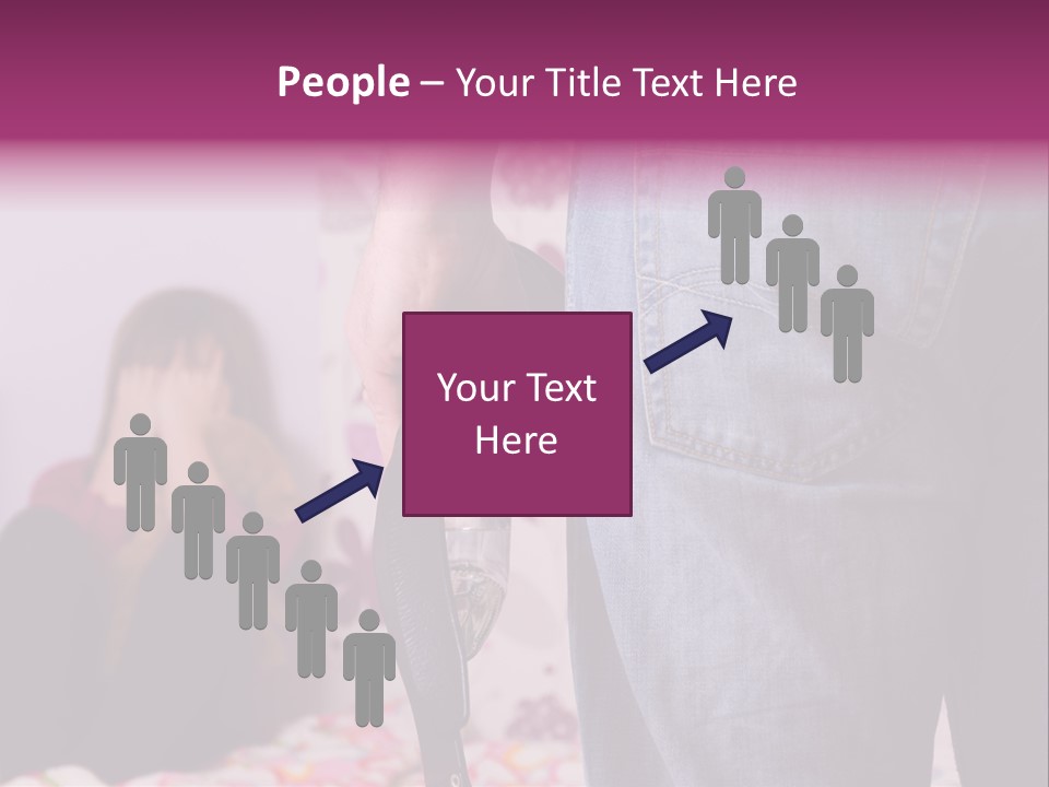 Problem Conflict Childhood PowerPoint Template