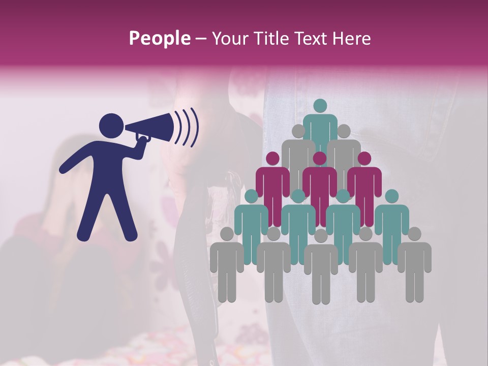 Problem Conflict Childhood PowerPoint Template