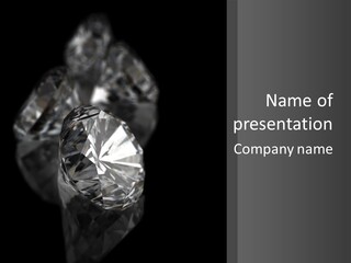 Crystal Millionaire Industry PowerPoint Template