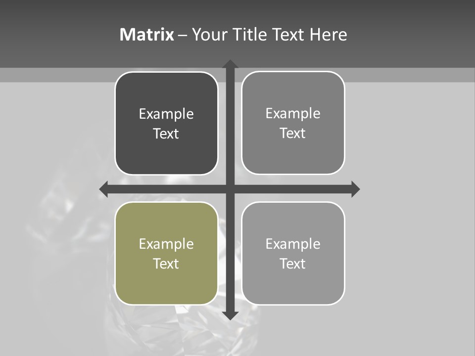 Crystal Millionaire Industry PowerPoint Template