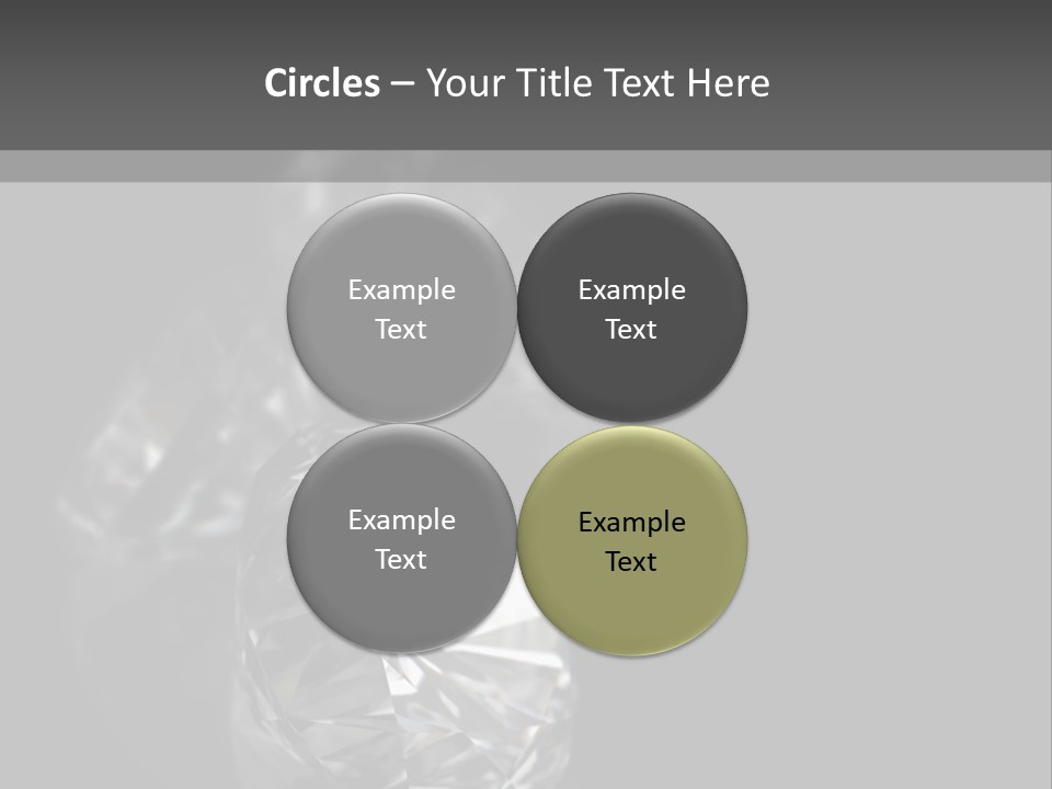 Crystal Millionaire Industry PowerPoint Template