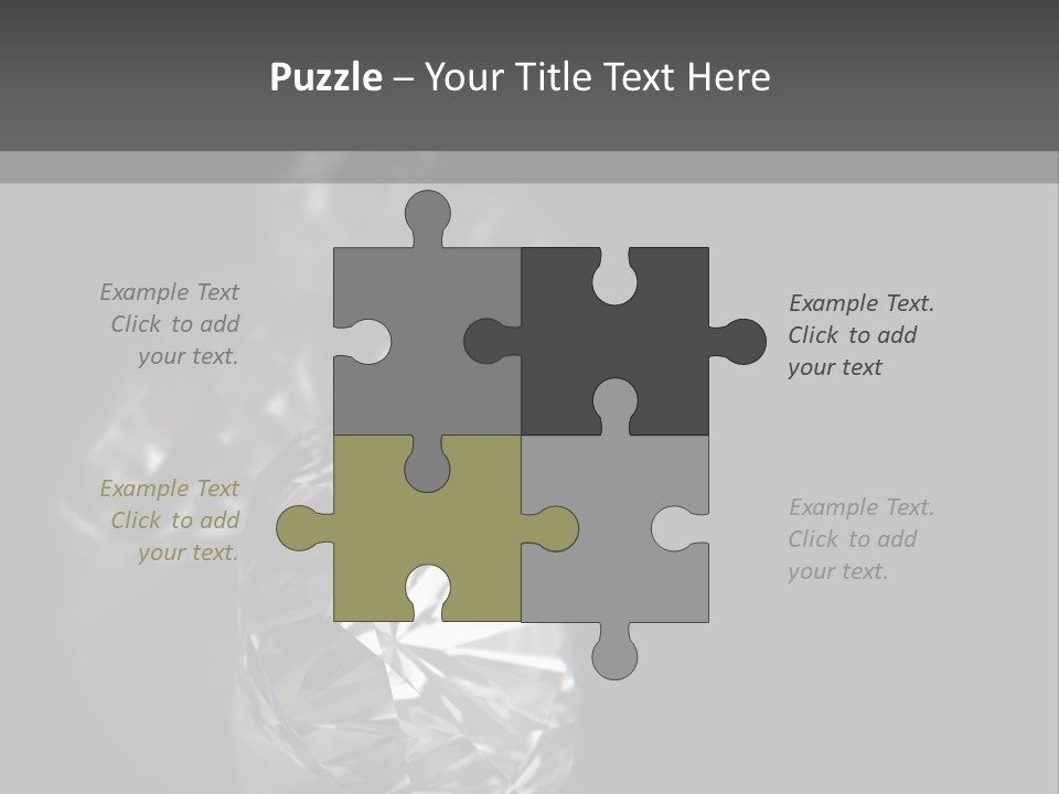 Crystal Millionaire Industry PowerPoint Template