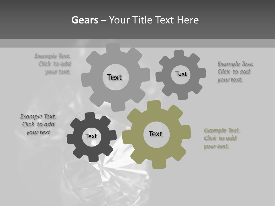 Crystal Millionaire Industry PowerPoint Template