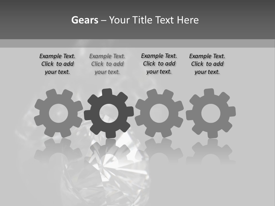 Crystal Millionaire Industry PowerPoint Template