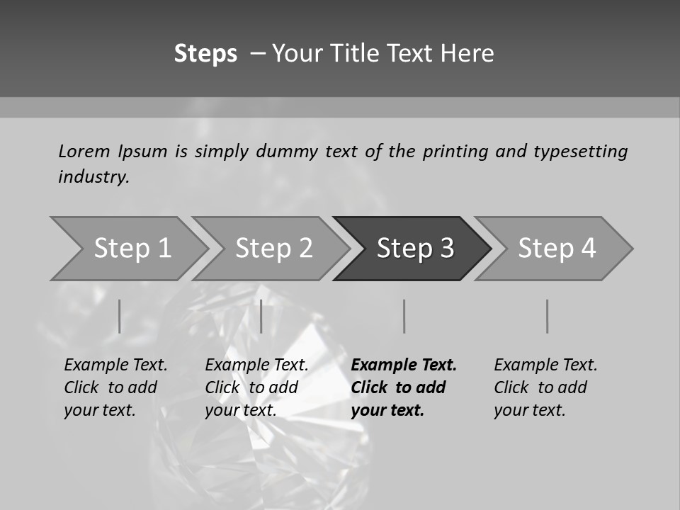 Crystal Millionaire Industry PowerPoint Template