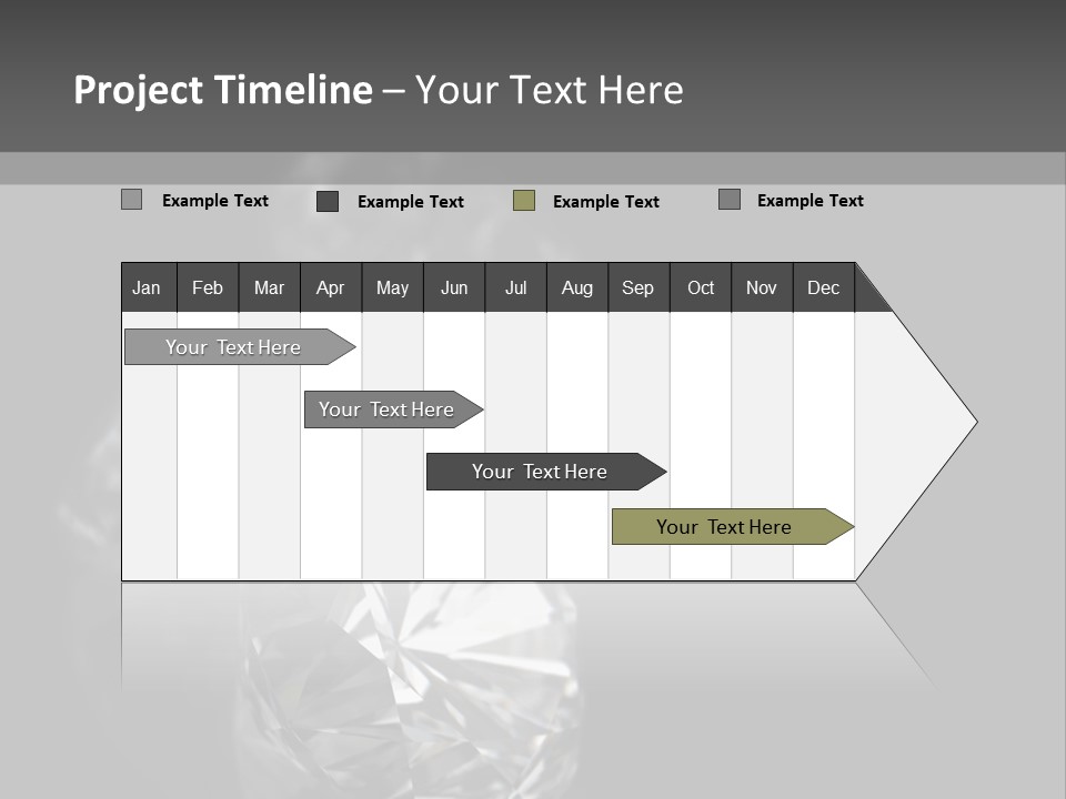 Crystal Millionaire Industry PowerPoint Template