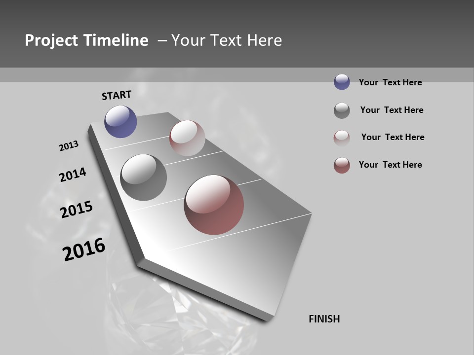 Crystal Millionaire Industry PowerPoint Template