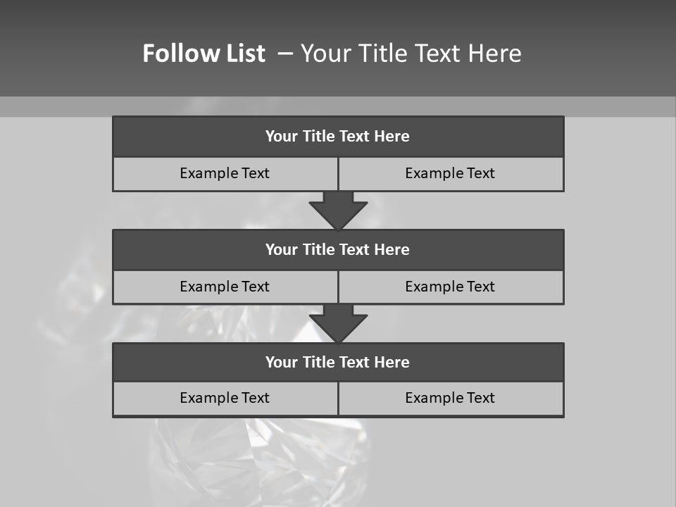 Crystal Millionaire Industry PowerPoint Template