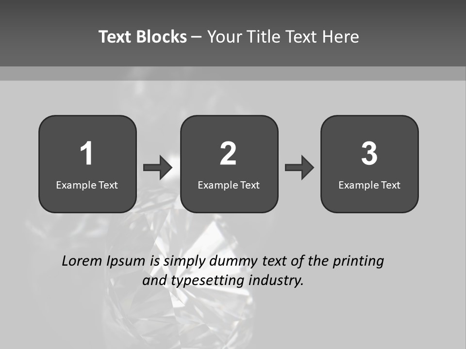 Crystal Millionaire Industry PowerPoint Template