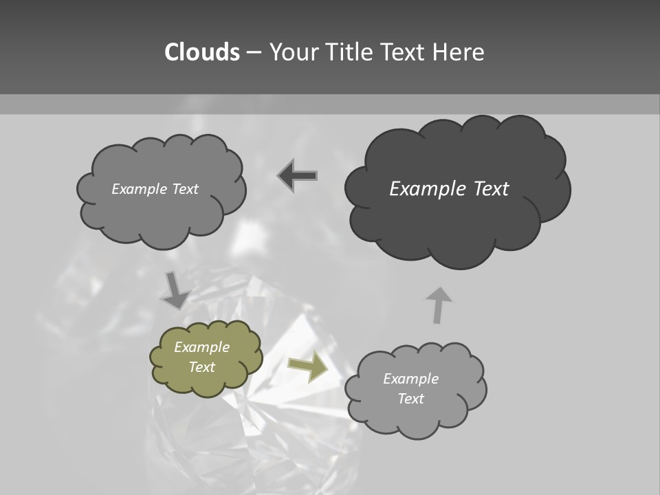 Crystal Millionaire Industry PowerPoint Template