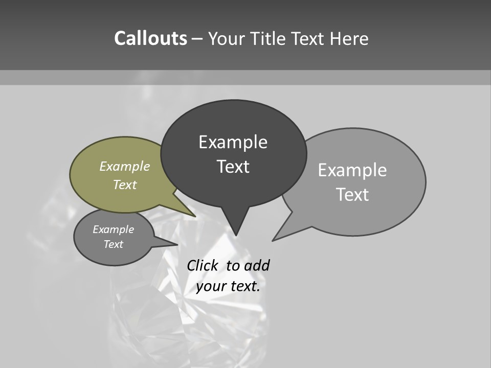 Crystal Millionaire Industry PowerPoint Template