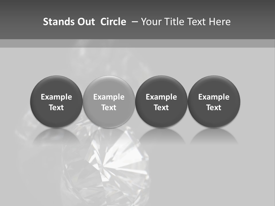 Crystal Millionaire Industry PowerPoint Template