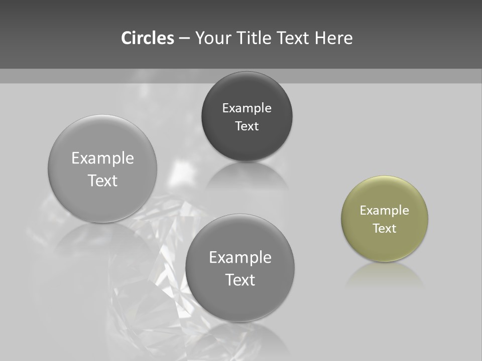 Crystal Millionaire Industry PowerPoint Template