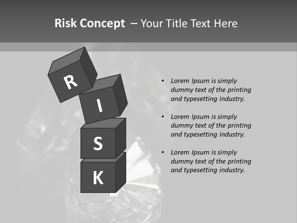 Crystal Millionaire Industry PowerPoint Template