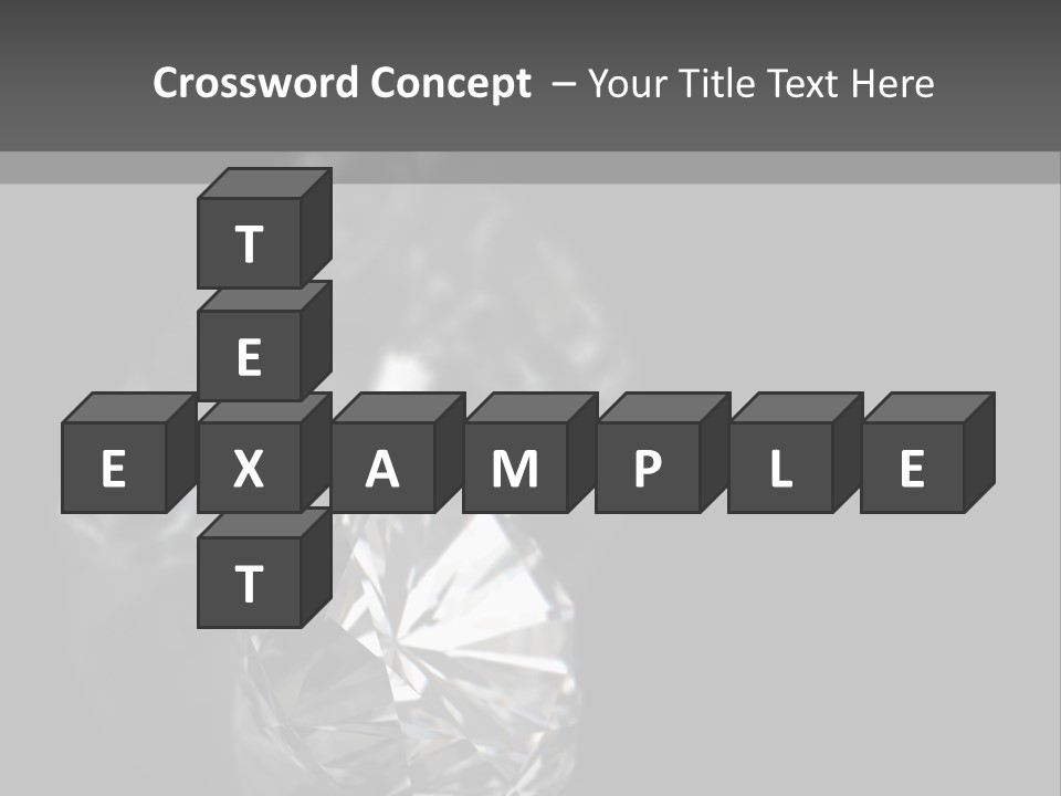 Crystal Millionaire Industry PowerPoint Template