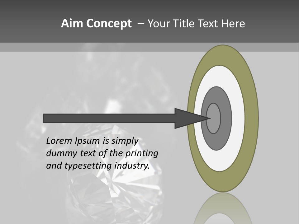 Crystal Millionaire Industry PowerPoint Template