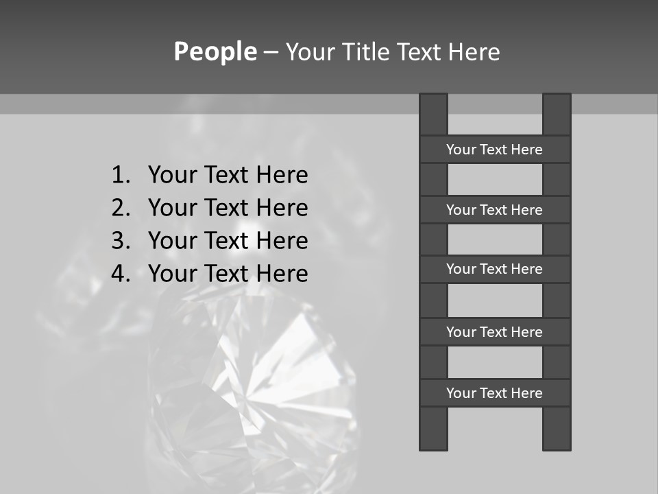 Crystal Millionaire Industry PowerPoint Template