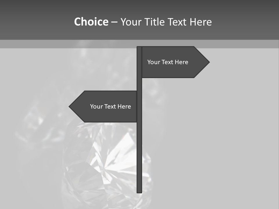 Crystal Millionaire Industry PowerPoint Template