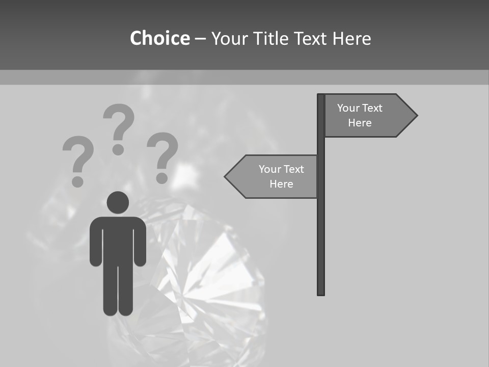 Crystal Millionaire Industry PowerPoint Template