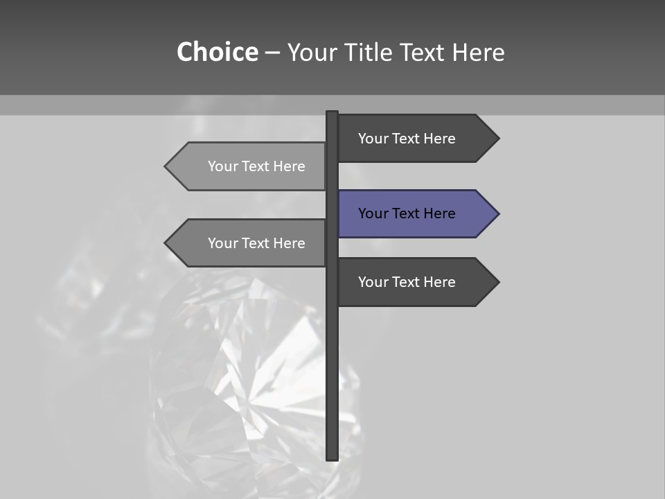 Crystal Millionaire Industry PowerPoint Template