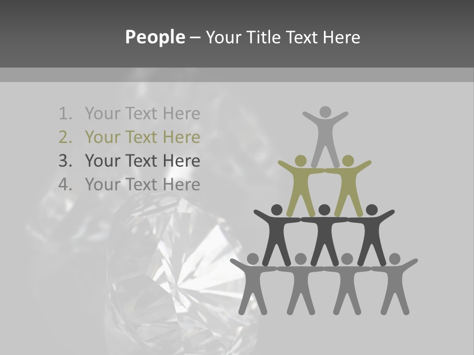 Crystal Millionaire Industry PowerPoint Template