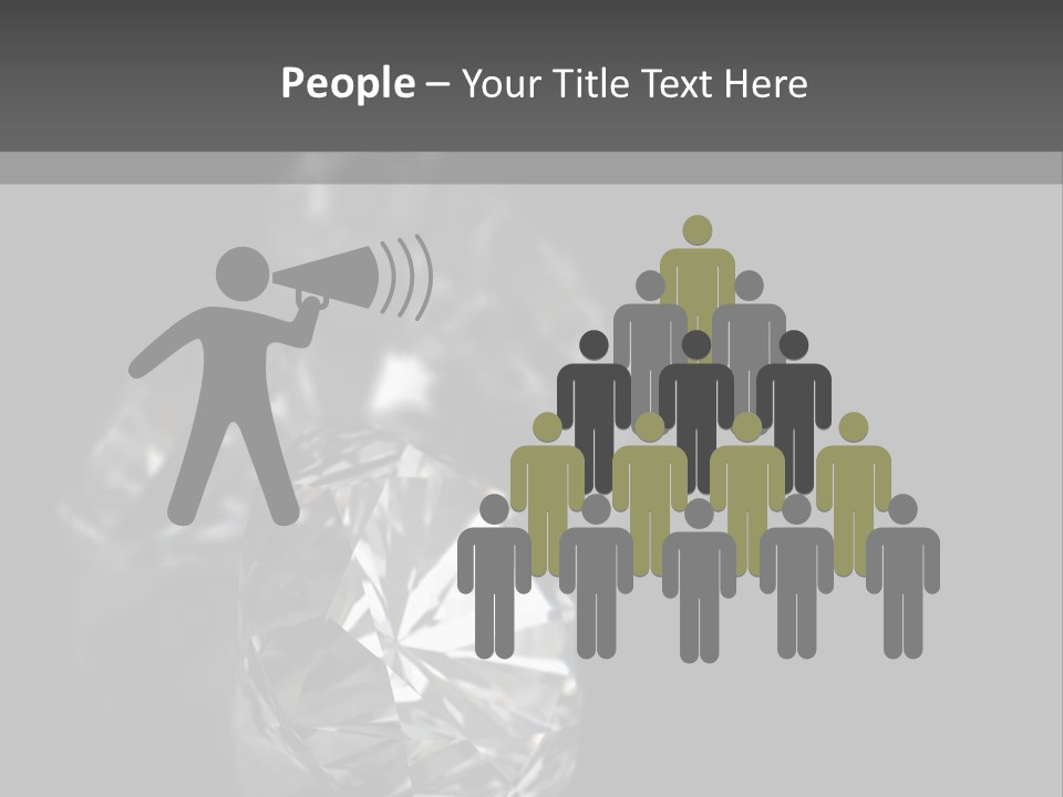 Crystal Millionaire Industry PowerPoint Template