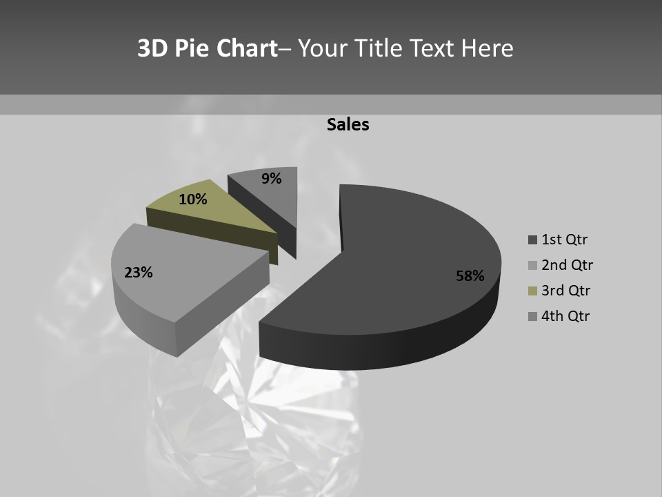 Crystal Millionaire Industry PowerPoint Template