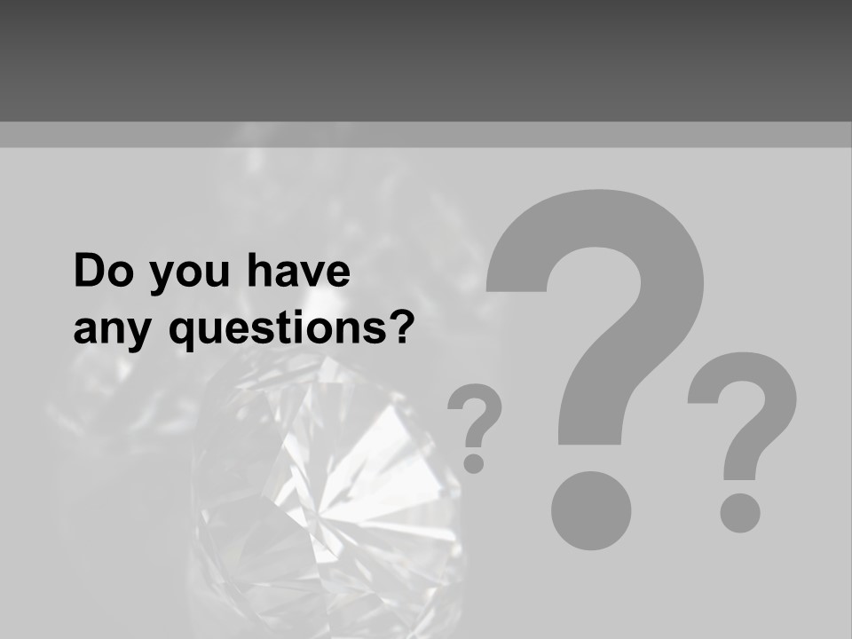 Crystal Millionaire Industry PowerPoint Template