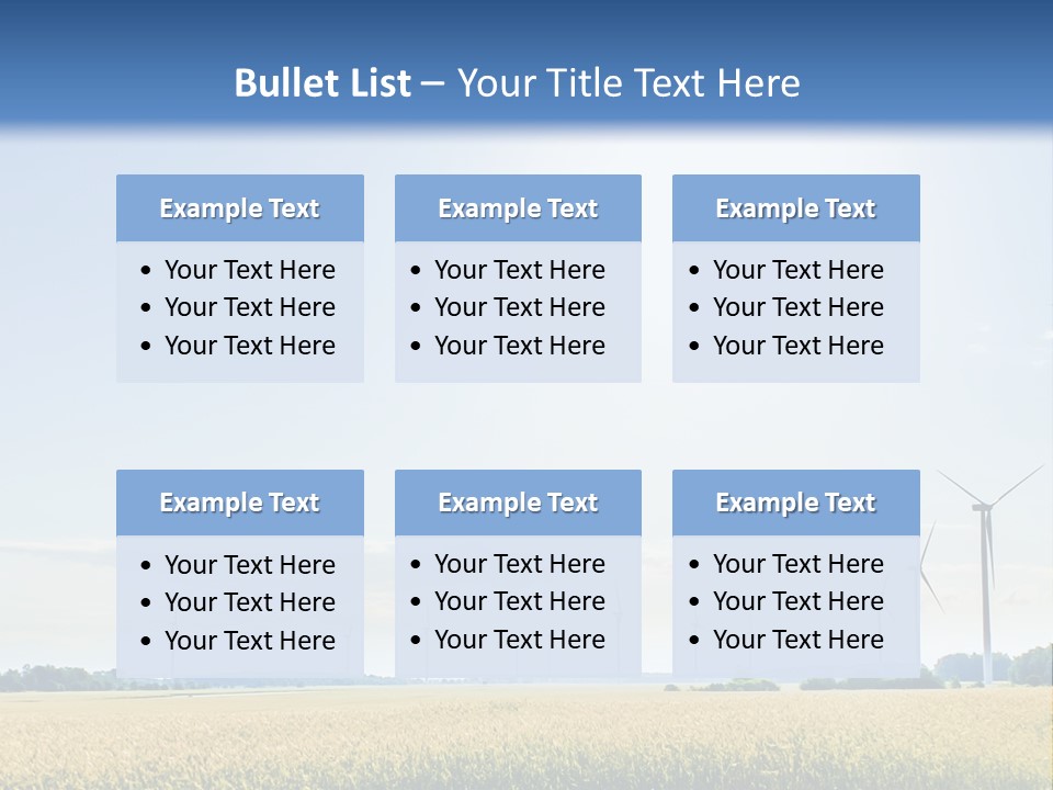 Electricity Alternative Renewable PowerPoint Template
