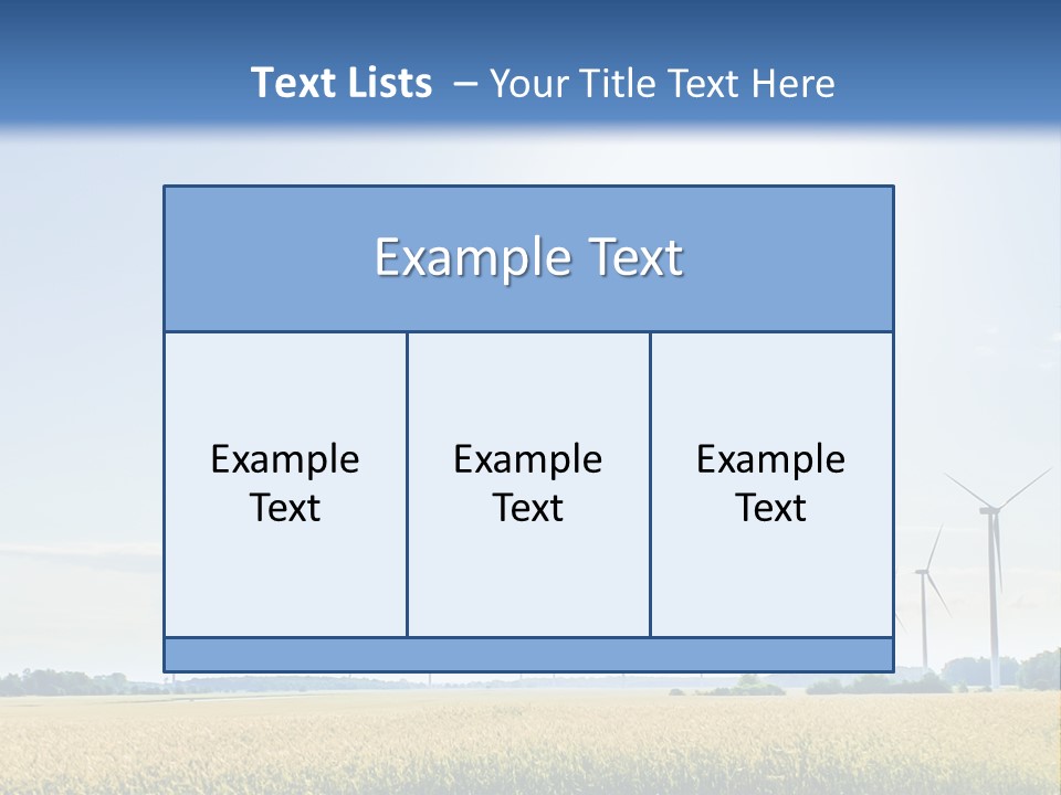 Electricity Alternative Renewable PowerPoint Template
