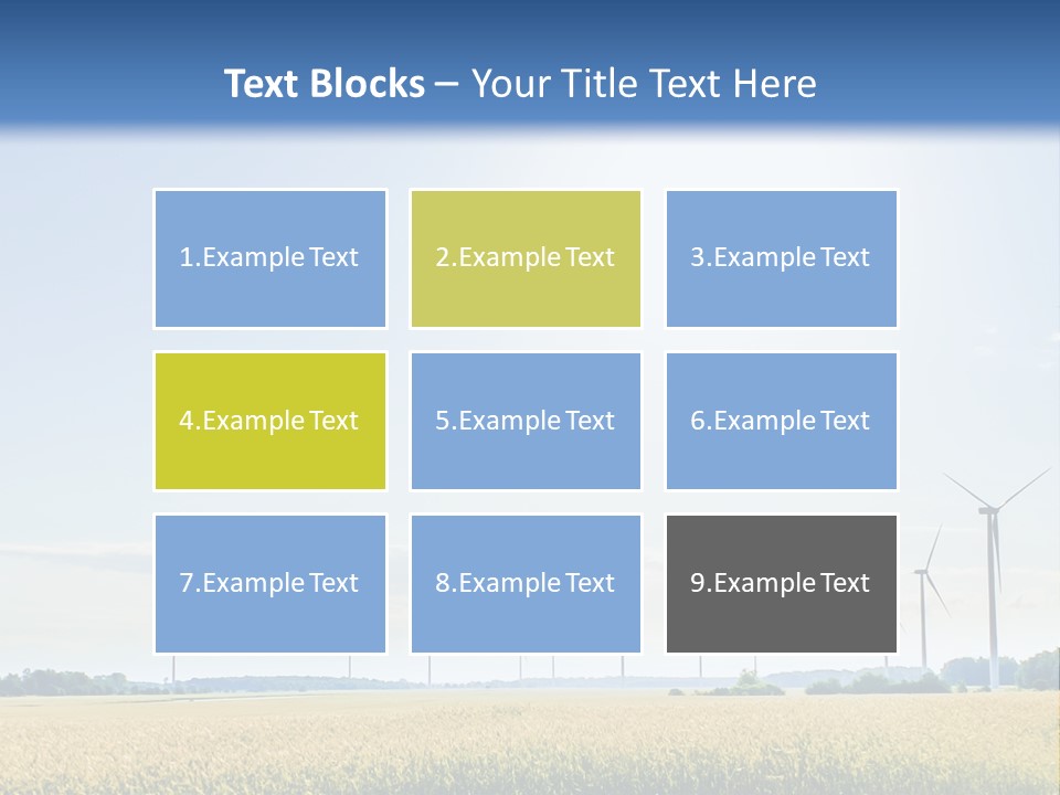 Electricity Alternative Renewable PowerPoint Template