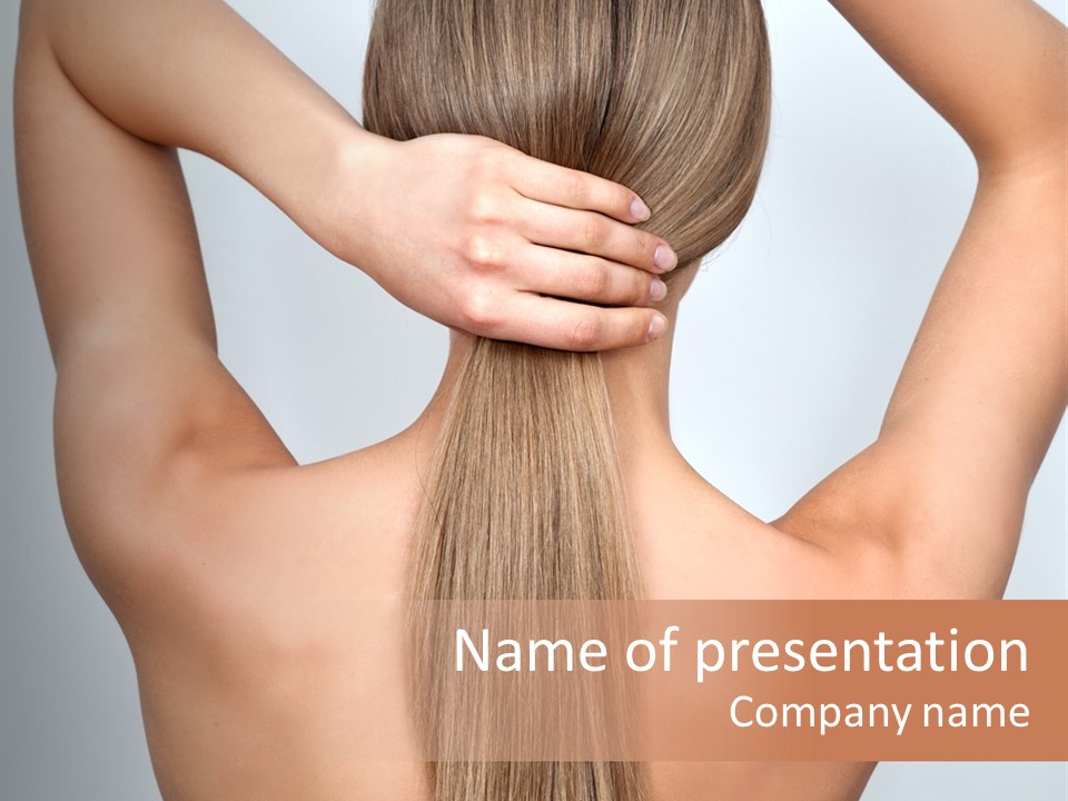 View Hairdresser Human PowerPoint Template