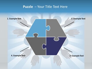 Beam Hands Five PowerPoint Template