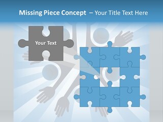 Beam Hands Five PowerPoint Template