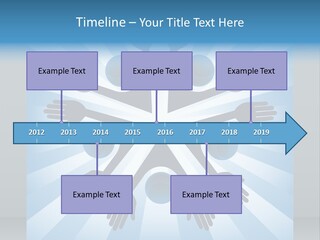 Beam Hands Five PowerPoint Template