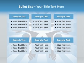 Beam Hands Five PowerPoint Template