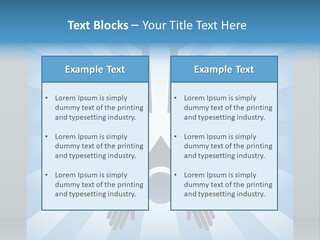 Beam Hands Five PowerPoint Template