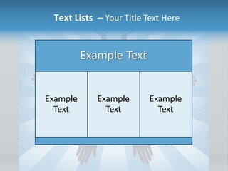Beam Hands Five PowerPoint Template