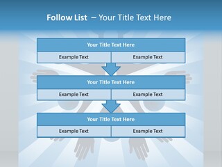 Beam Hands Five PowerPoint Template
